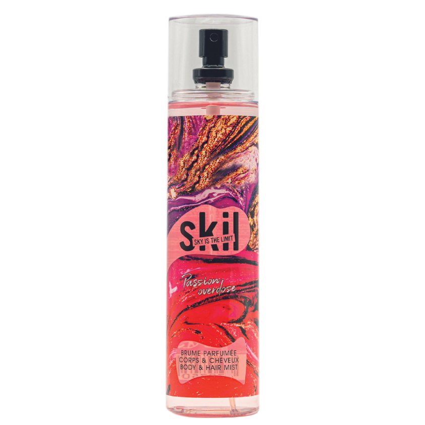 SKIL PASSION OVERDOSE BODY & HAIR MIST 250ML
