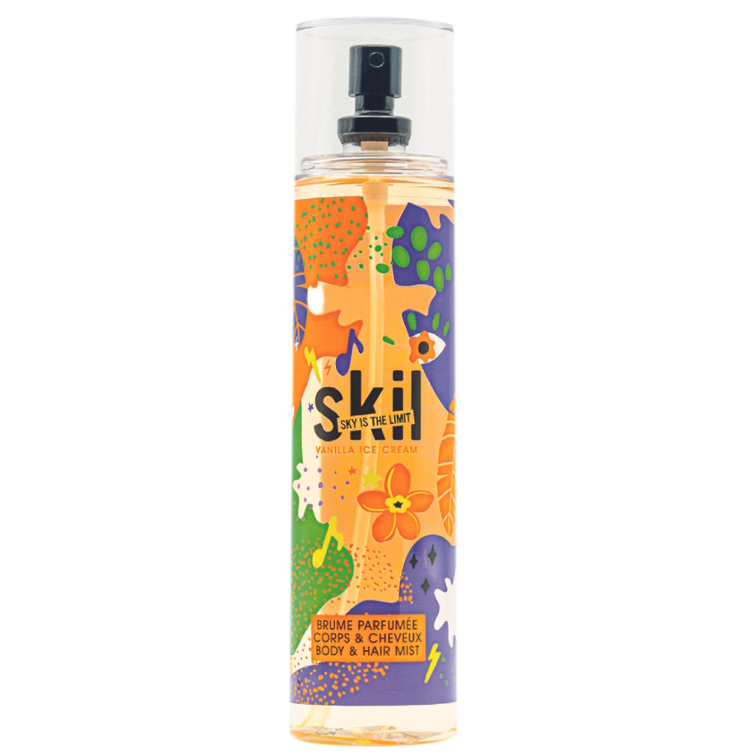 SKIL VANILLA ICE CREAM BODY & HAIR MIST 250ML