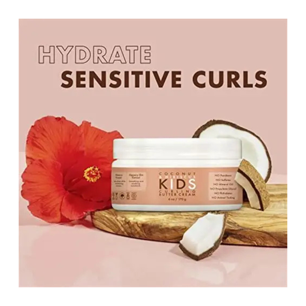Coconut Hibiscus Kids Curling Butter Cream