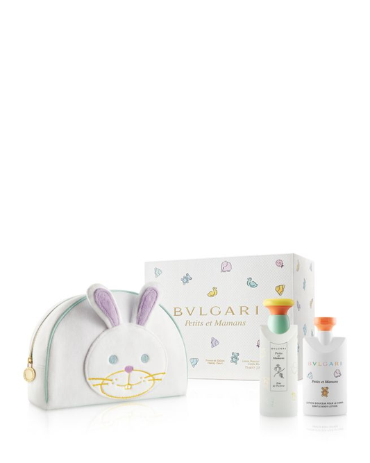 BVLGARI CHILDREN'S TOILET SET (PERFUME 100 ML + BODY LOTION 75 ML + BAG)